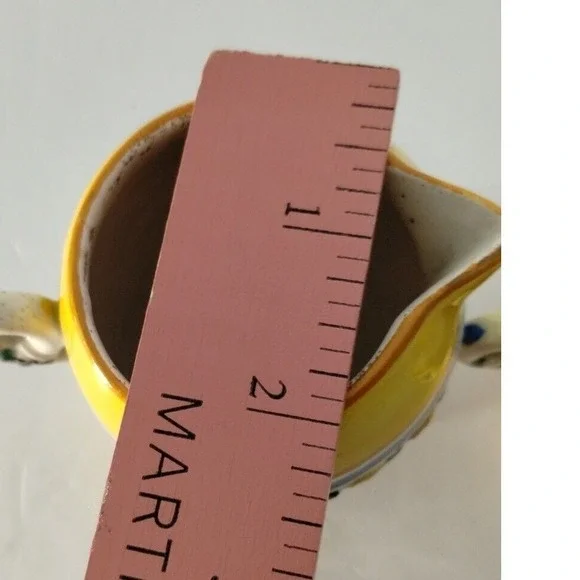 Italian Creamer and Sugar Bowl Set Floral Design Made in Italy Nonnas - Picture 6 of 8